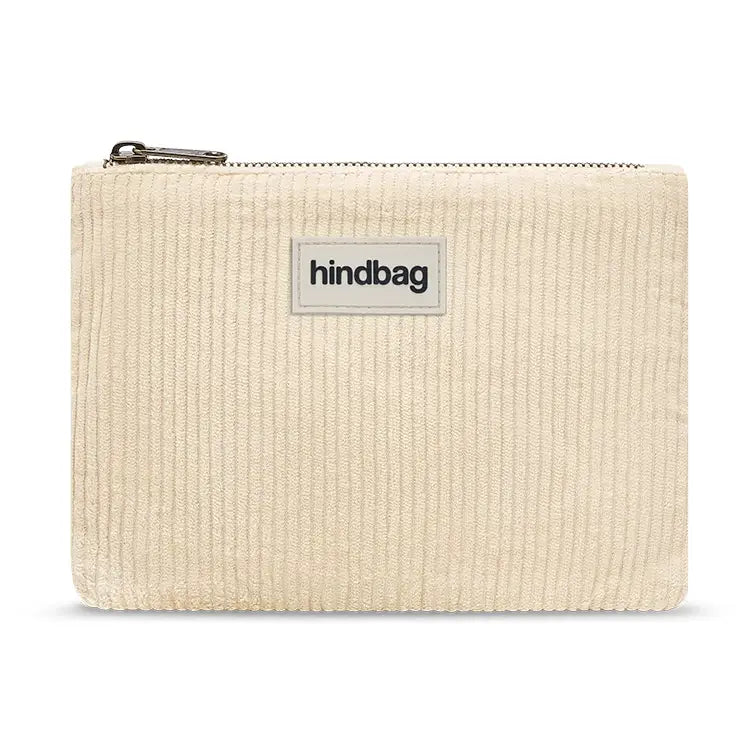 Lou Cream Velvet Pouch