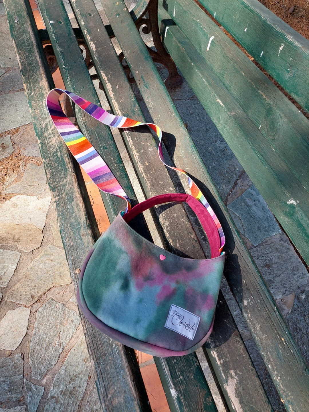 TIE DYE SWEETHEART MINI BAG