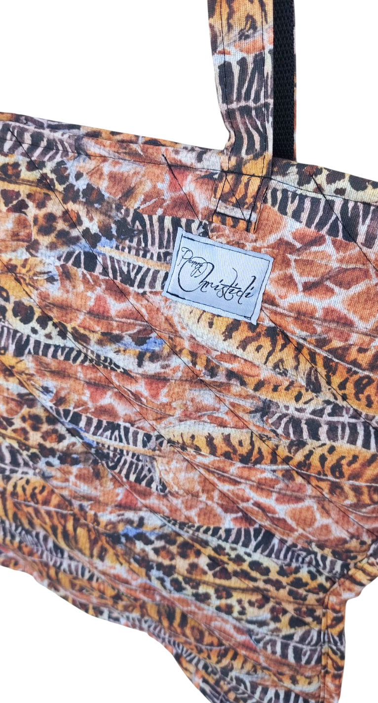 LEOPAR PILLOW BEACH BAG