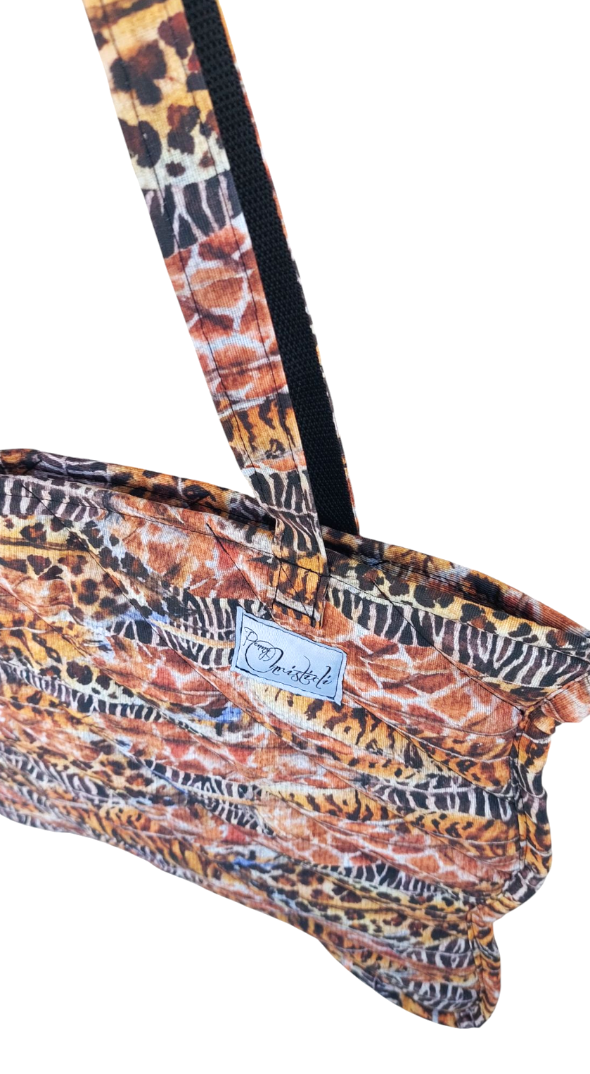 LEOPAR PILLOW BEACH BAG