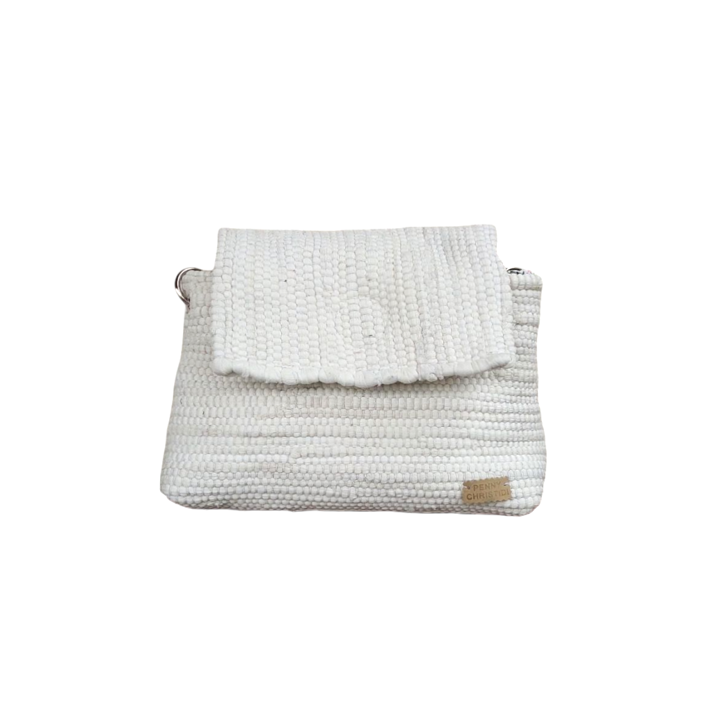 WHITE MALIBU HANDBAG new size