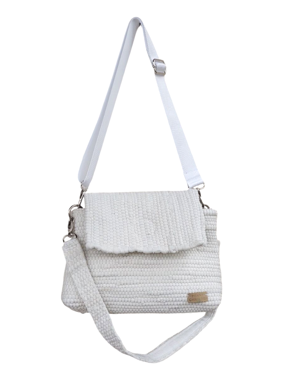 WHITE MALIBU HANDBAG new size