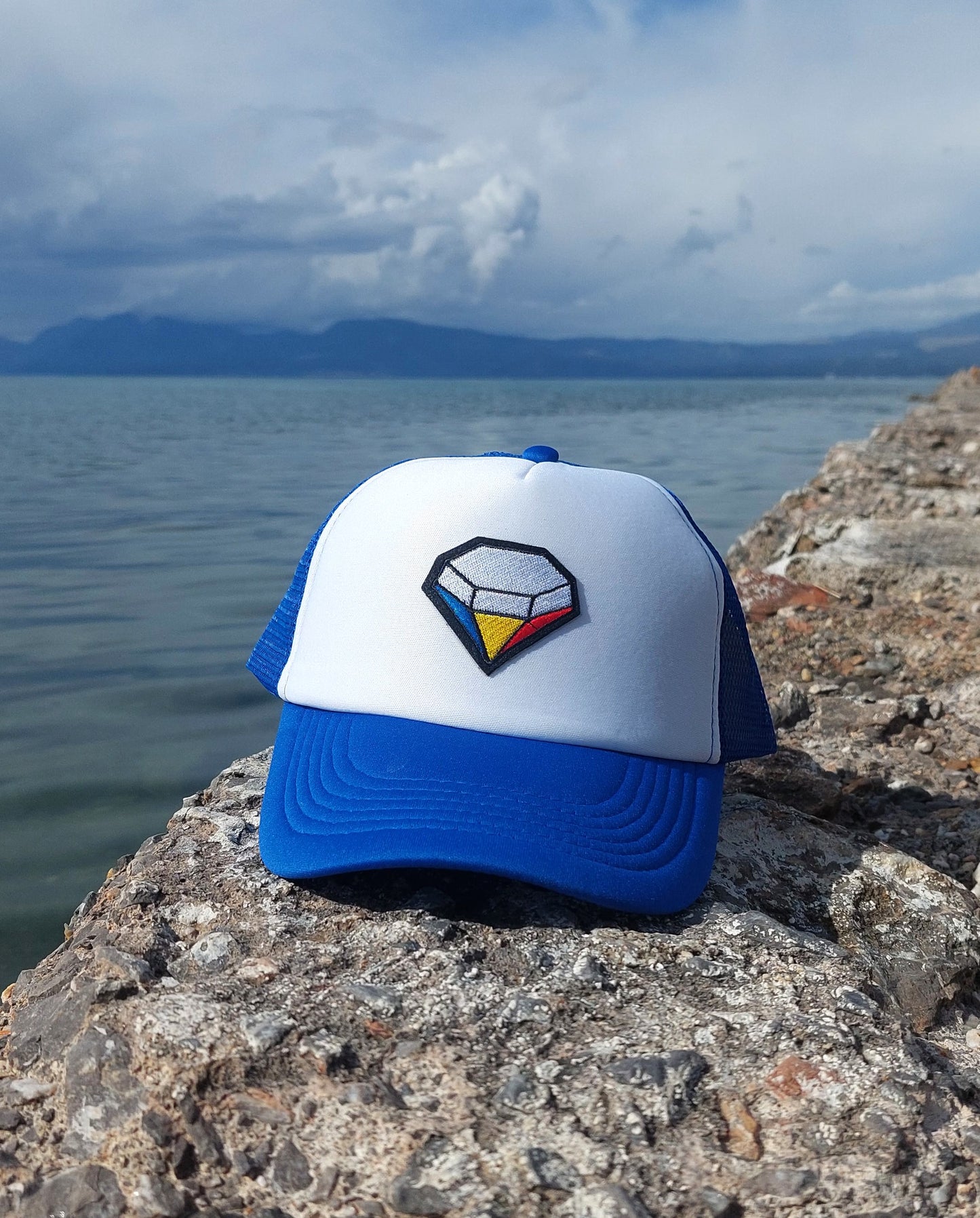 DIAMOND UNISEX BLUE HAT