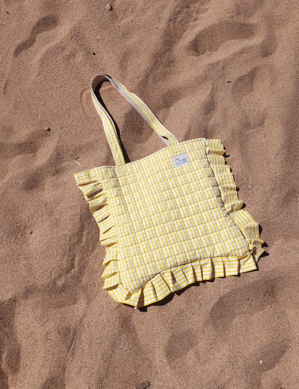 YELLOW BEACH BAG
