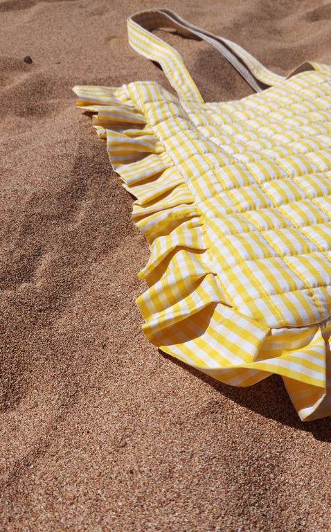 YELLOW BEACH BAG