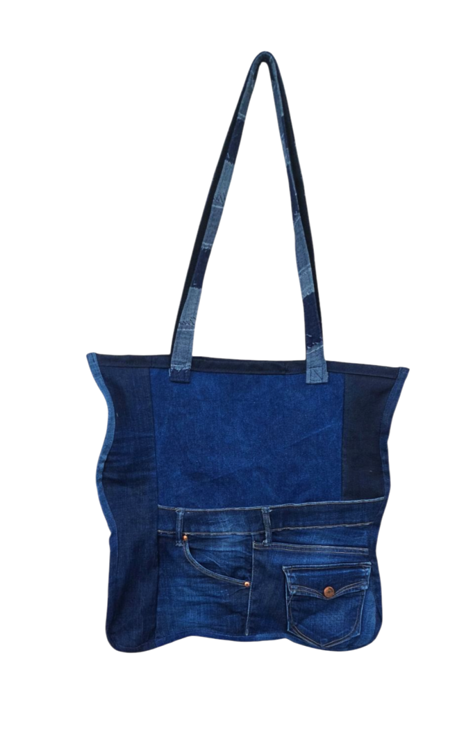 UPCYCLING JEANS SHOULDER BAG