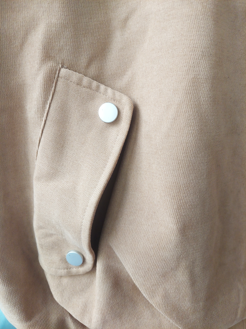 BEIGE CORD VEST
