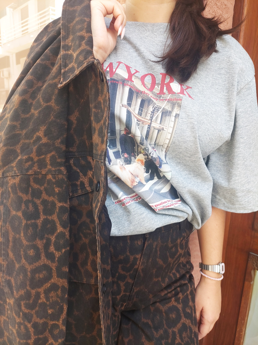 NEW YORK GREY T-SHIRT