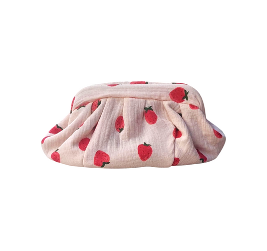 STRAWBERRY DUMPLING POUCH BAG - MINI