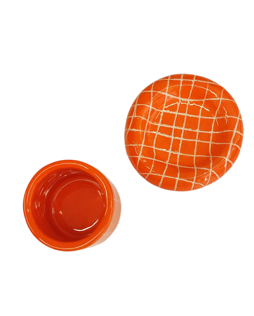 ΚΕΡΑΜΙΚΗ ΚΟΥΠΑ ESPRESSO ORANGE GRID