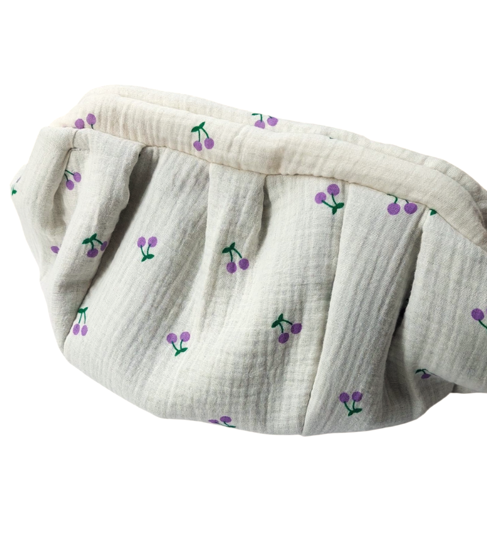 CHERRY DUMPLING POUCH BAG - MEDIUM