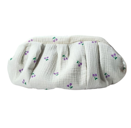 CHERRY DUMPLING POUCH BAG - MEDIUM
