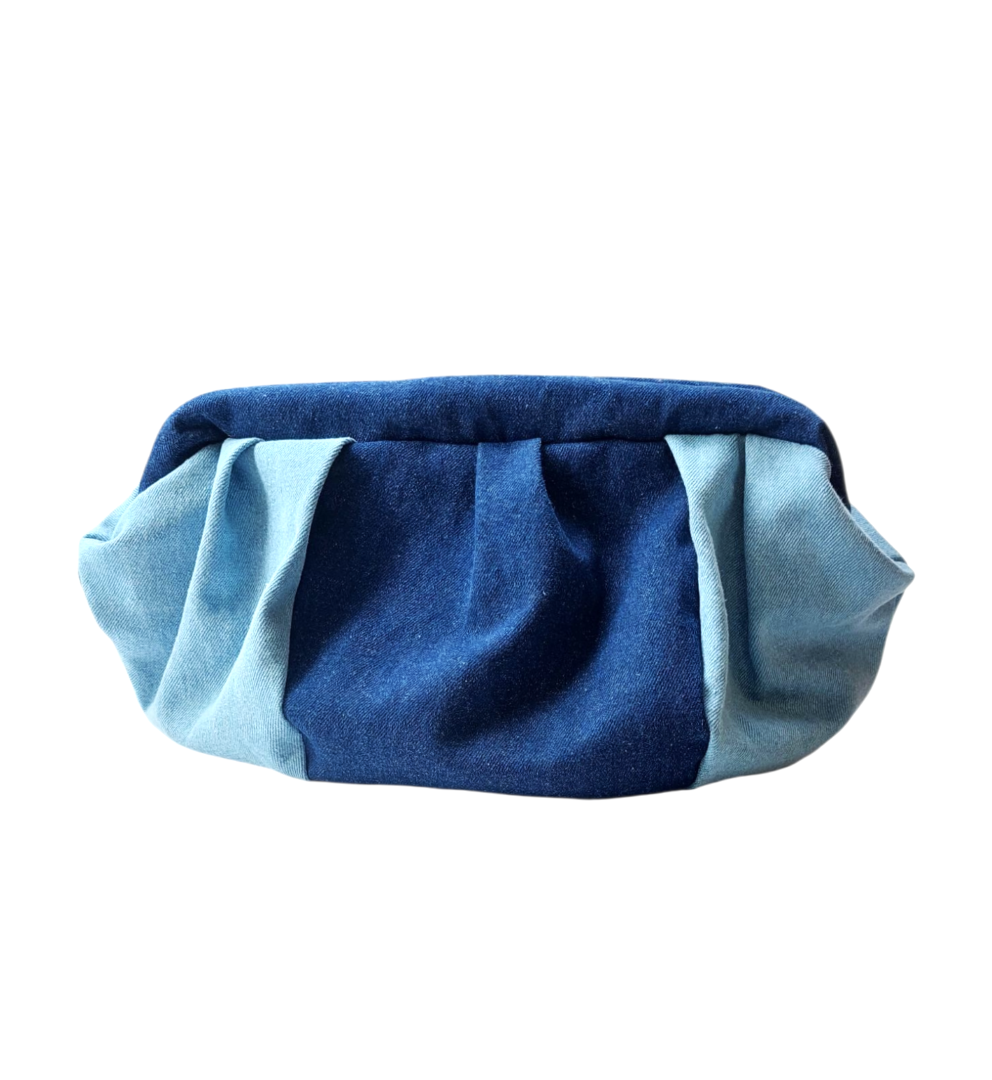JEAN DUMPLING POUCH BAG - MEDIUM