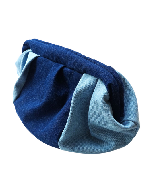 JEAN DUMPLING POUCH BAG - MEDIUM