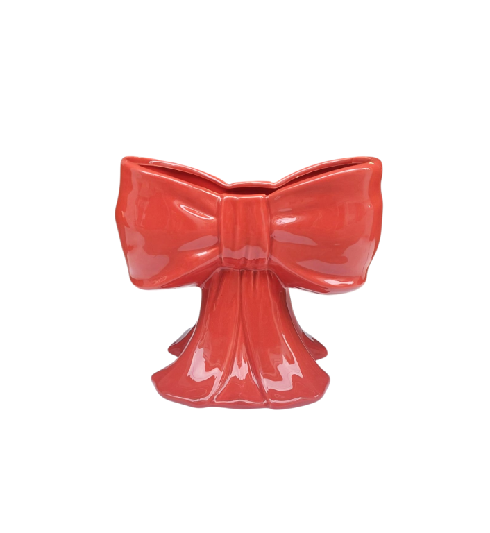 Bow Ceramic Vase 18x15x13cm