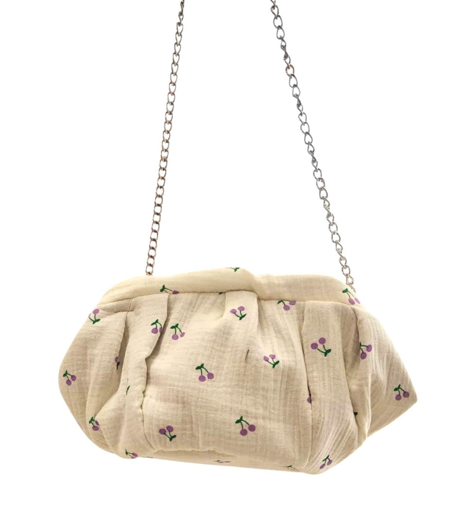 CHERRY DUMPLING POUCH BAG - MEDIUM
