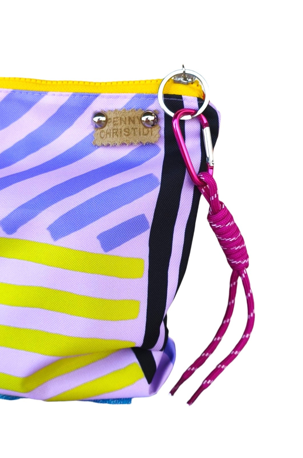 MULTI STRIPES WATERPROOF POUCH