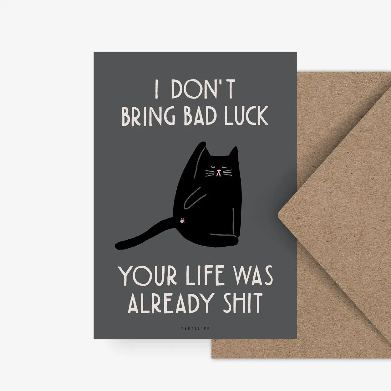 Postcard / Black Cat