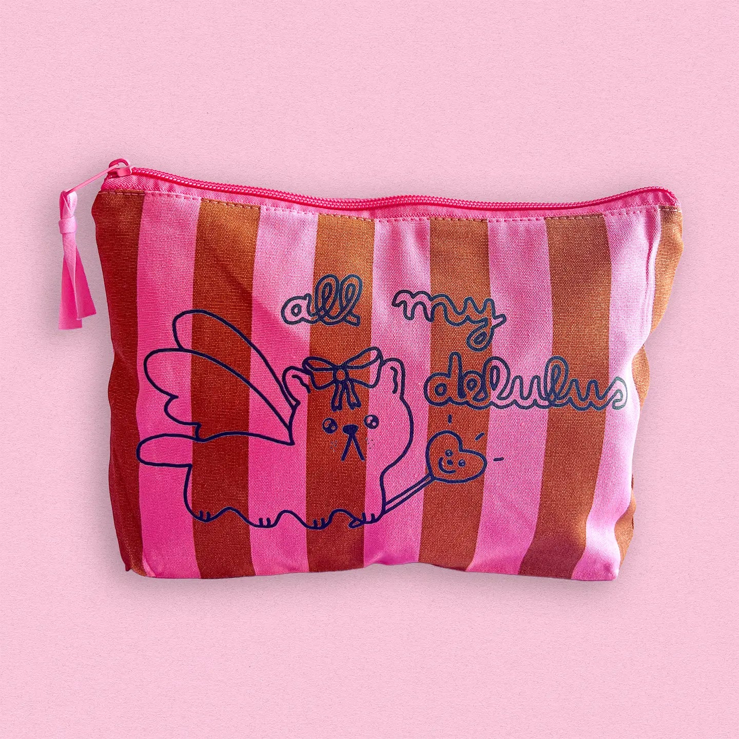 Accessory Bag All My Delulus - Pink
