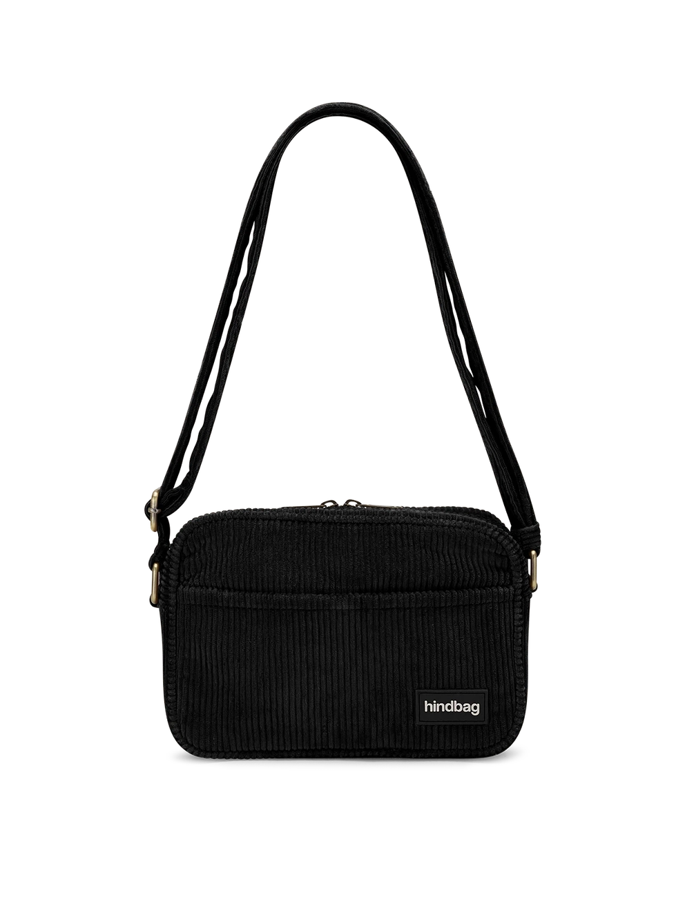 Nino Black Velvet Crossbody Bag