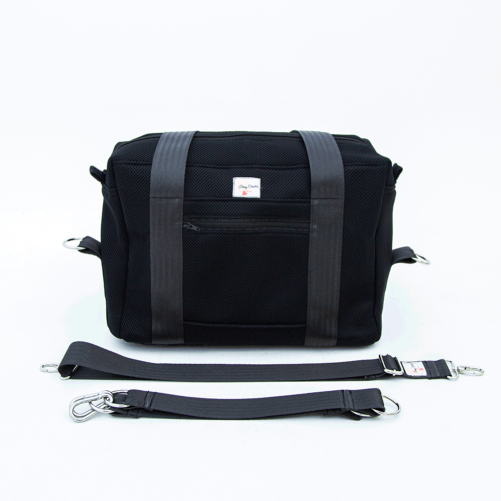 BLACK FOAM STROLLER BAG