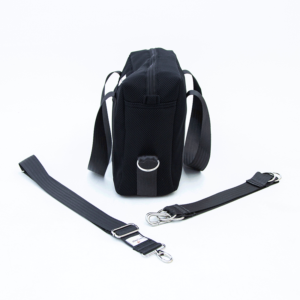 BLACK FOAM STROLLER BAG