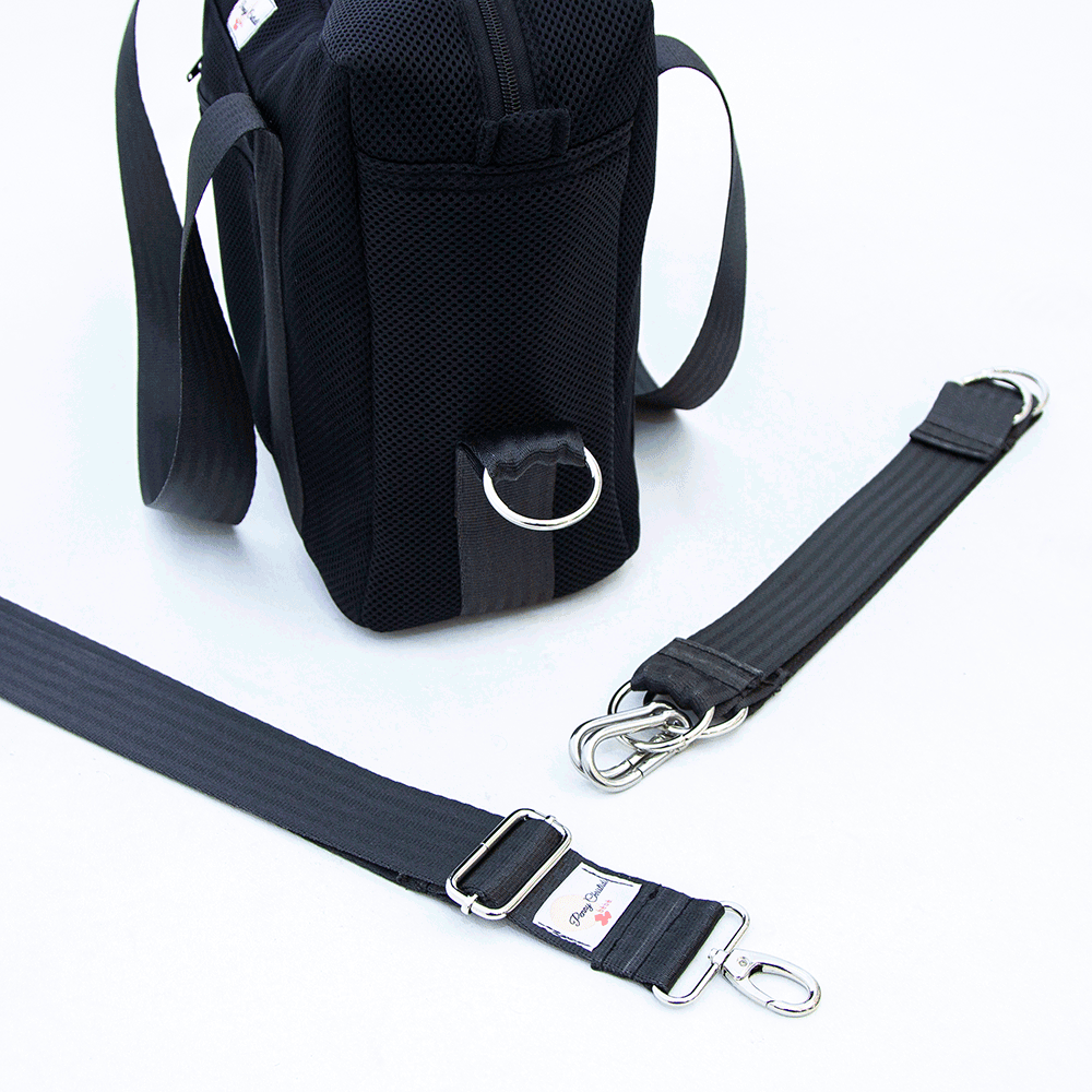 BLACK FOAM STROLLER BAG