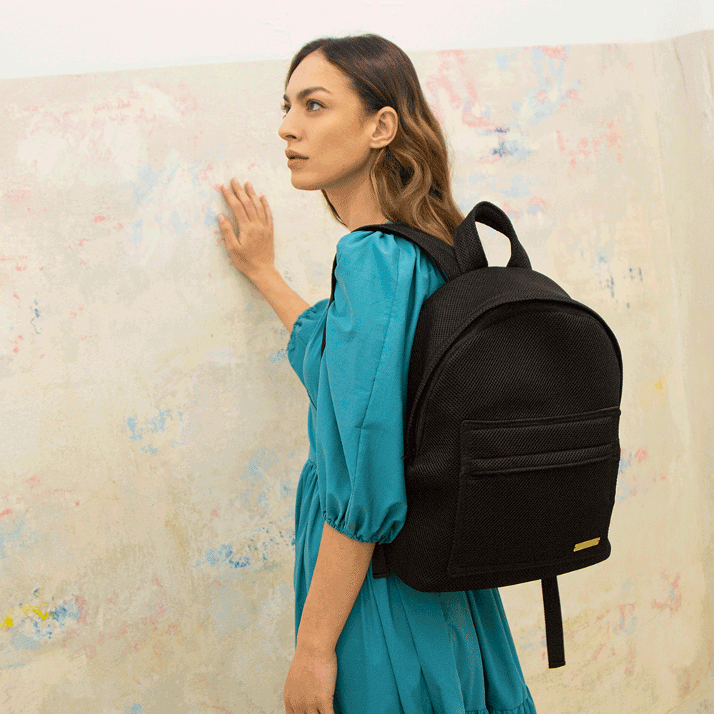 BLACK ATHLETIC BACKPACK