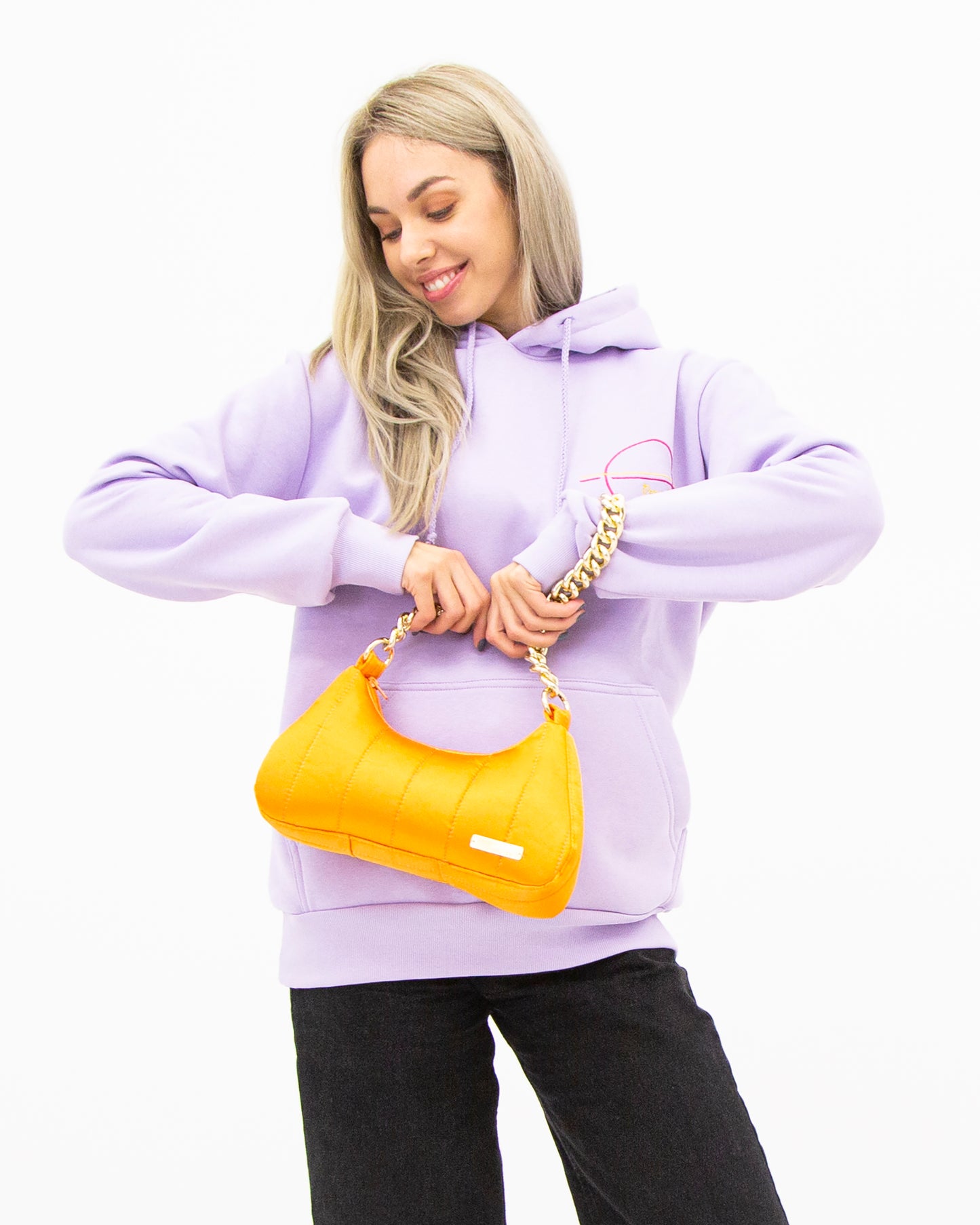 DAYLILY PUFFER BAGUETTE BAG