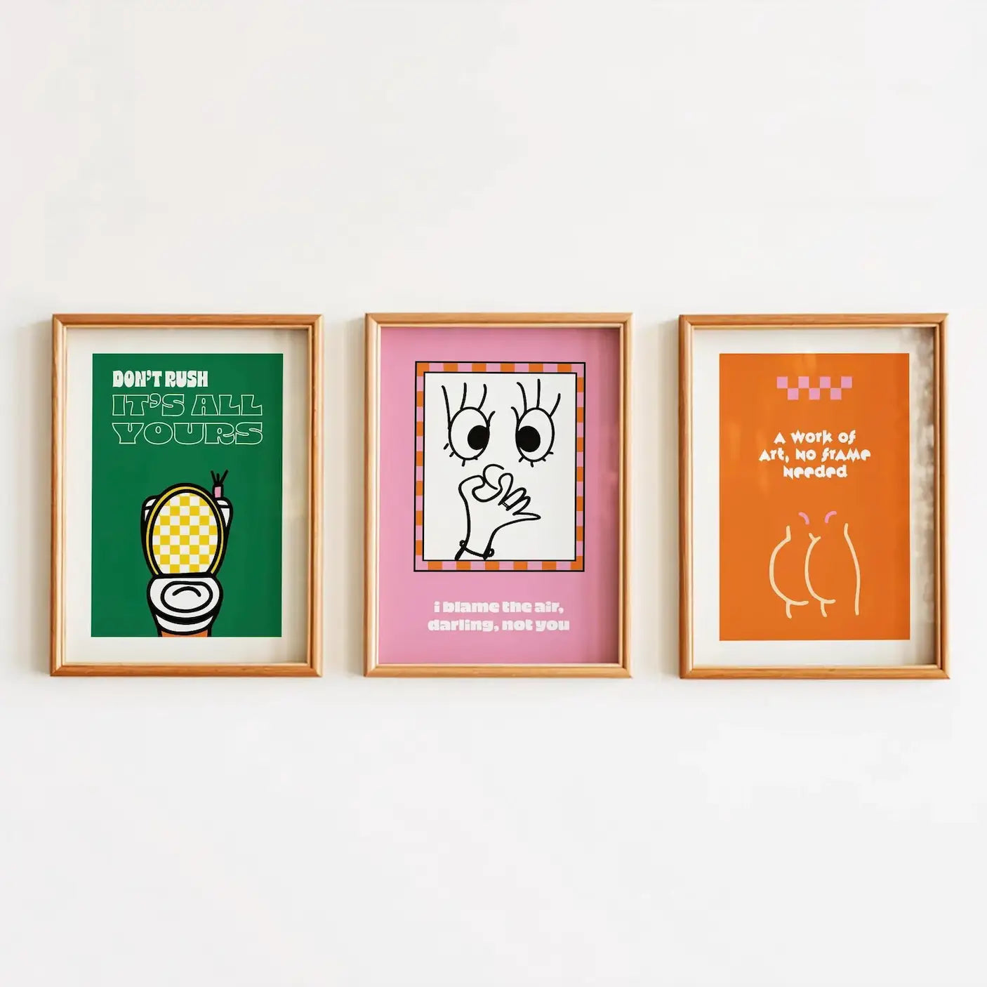 Βlame the air POSTER A4 30x20 cm