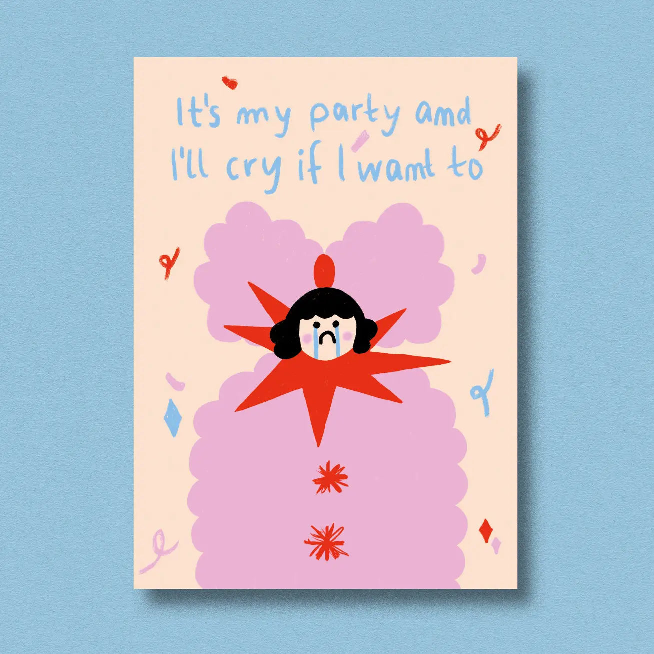 Postcard 'It’s My Party'