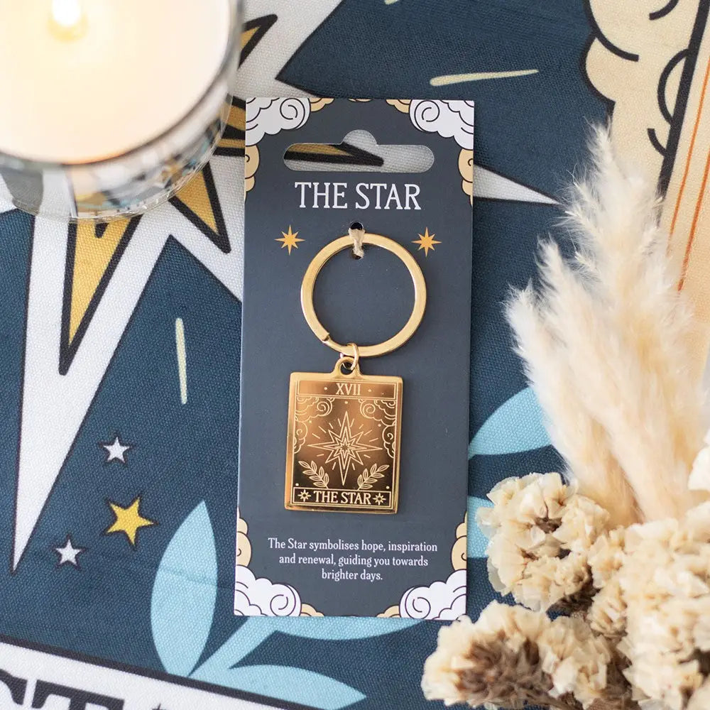 The Star Vintage Tarot Card Keyring