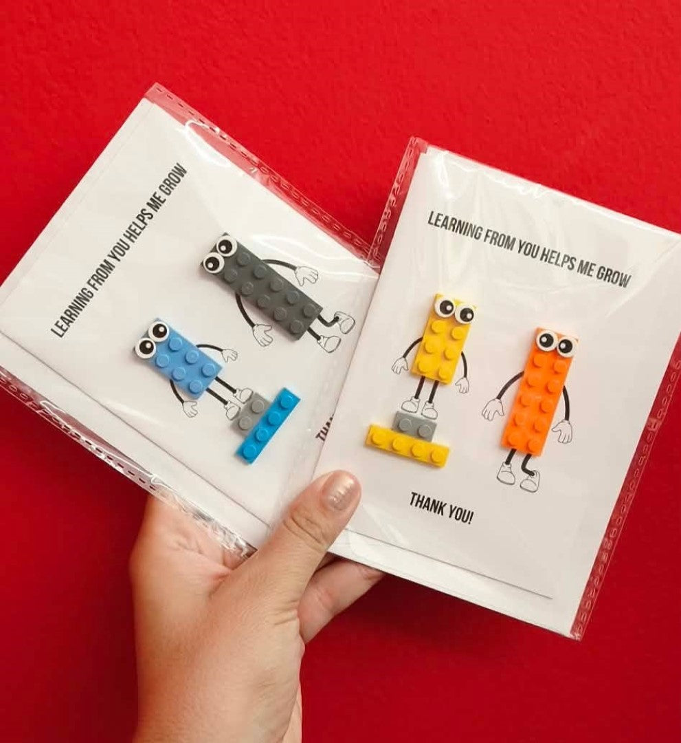 Postcard Lego "Teacher"