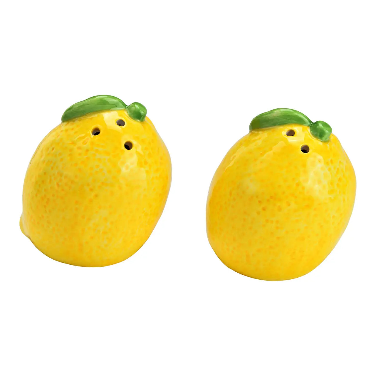 Lemon Ceramic Salt and Pepper Shakers 6x7x6cm