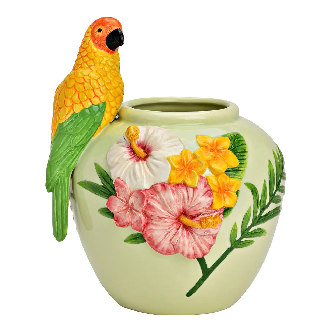 Vase with Parrot 21x25x20cm