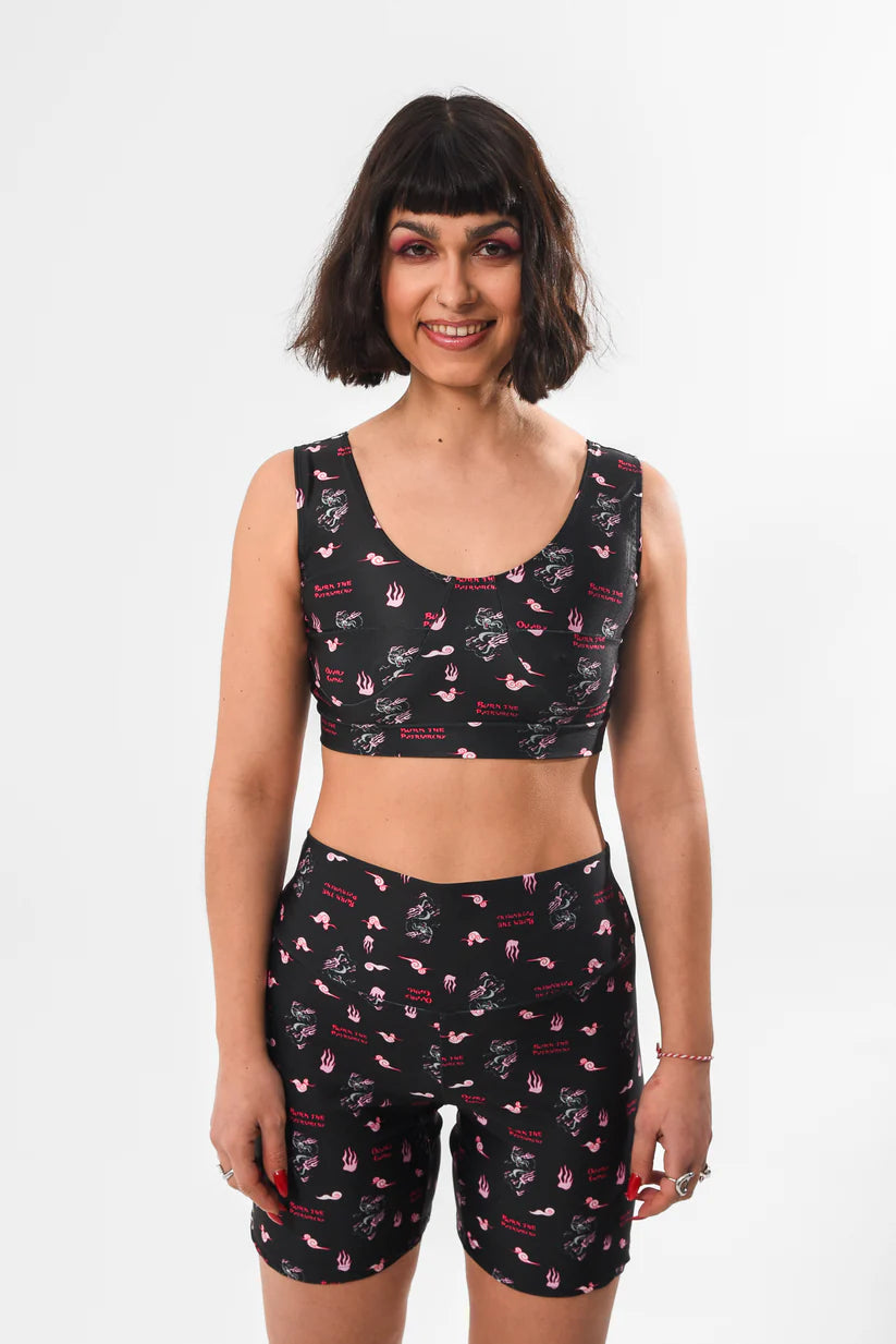 Burn The Patriarchy - Athletic Bra
