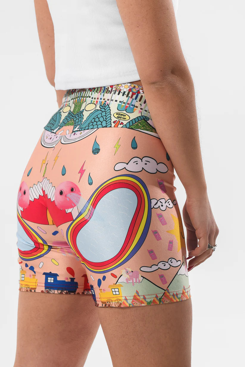 Nostalgia -Cycling Shorts Ovary Gang x Missy Merida