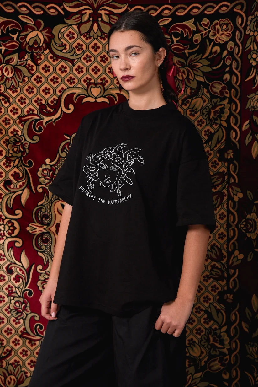 Petrify the Patriarchy - Black T-shirt