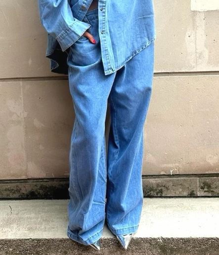 JEANS ΜΠΛΕ ΠΑΝΤΕΛΟΝΙ