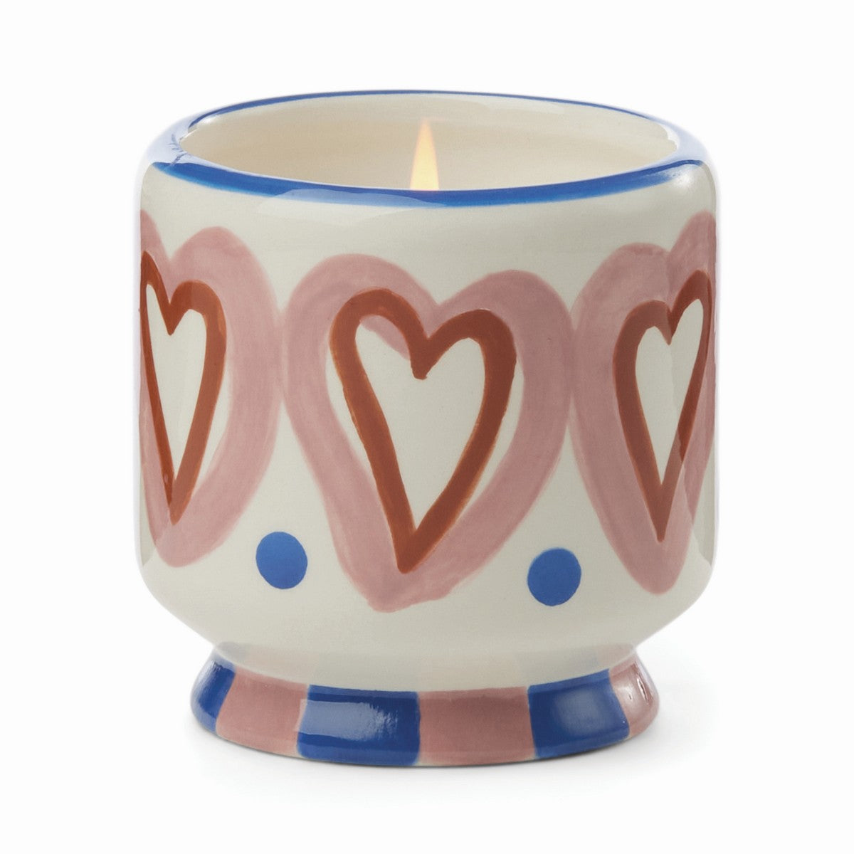 A dopo Κεραμικό κερί σόγιας Hearts Rosewood Vanilla 226gr