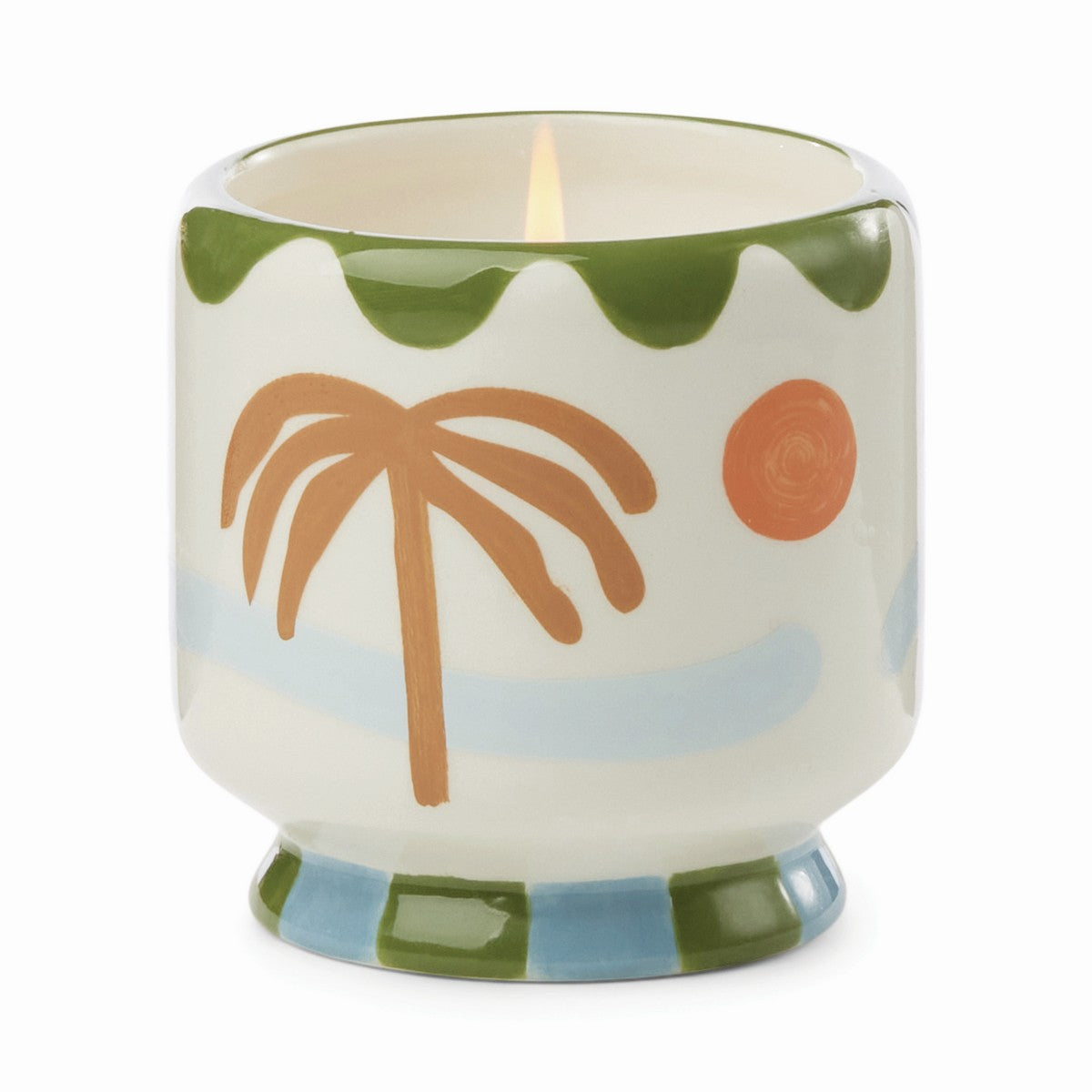 A dopo Κεραμικό κερί σόγιας, Lush Palms 226gr Palm Tree