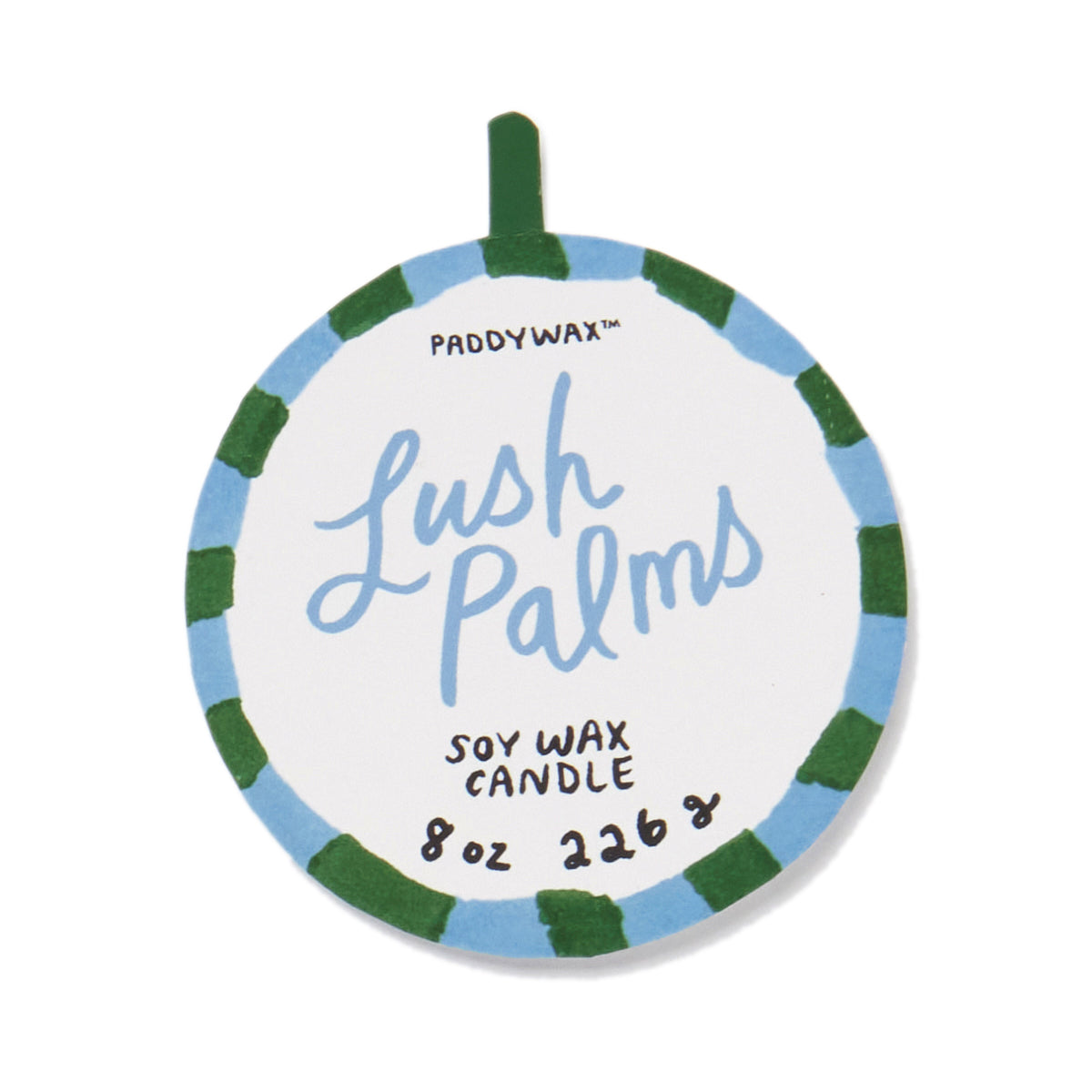 A dopo Κεραμικό κερί σόγιας, Lush Palms 226gr Palm Tree