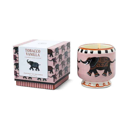 A dopo Κεραμικό κερί σόγιας, Tobacco Vanilla 226gr Elephant