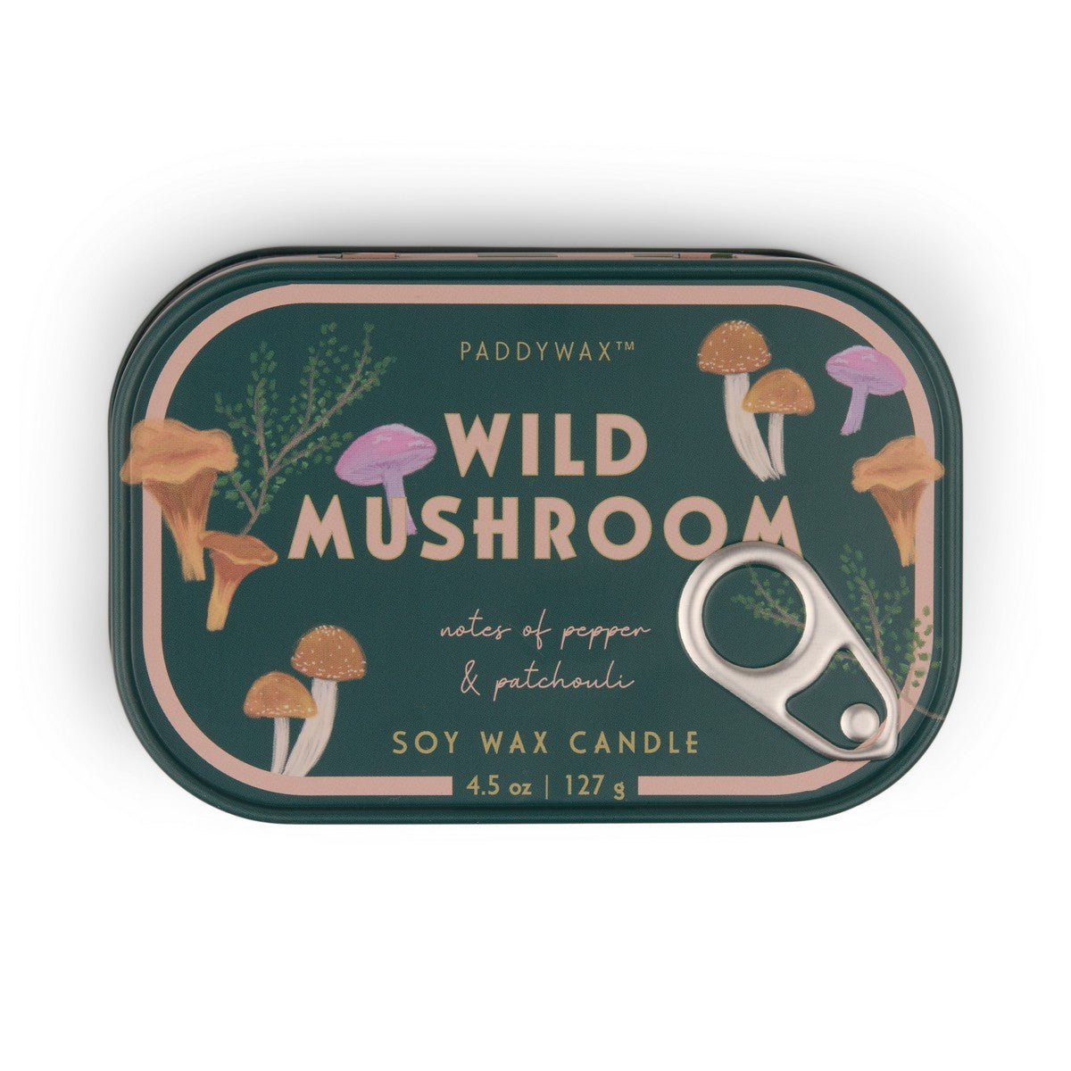 Bistro Wild Mushroom Φυτικό Κερί 127gr σε μεταλλικό δοχείο-κονσέρβα