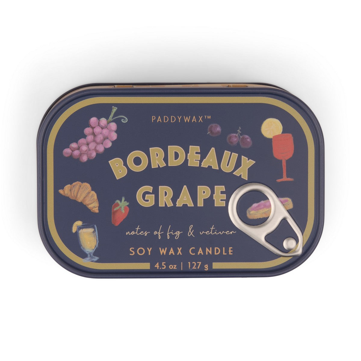Bistro Grape Φυτικό Κερί 127gr σε μεταλλικό δοχείο-κονσέρβα