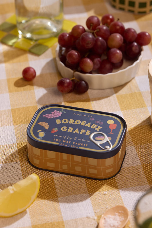 Bistro Grape Φυτικό Κερί 127gr σε μεταλλικό δοχείο-κονσέρβα