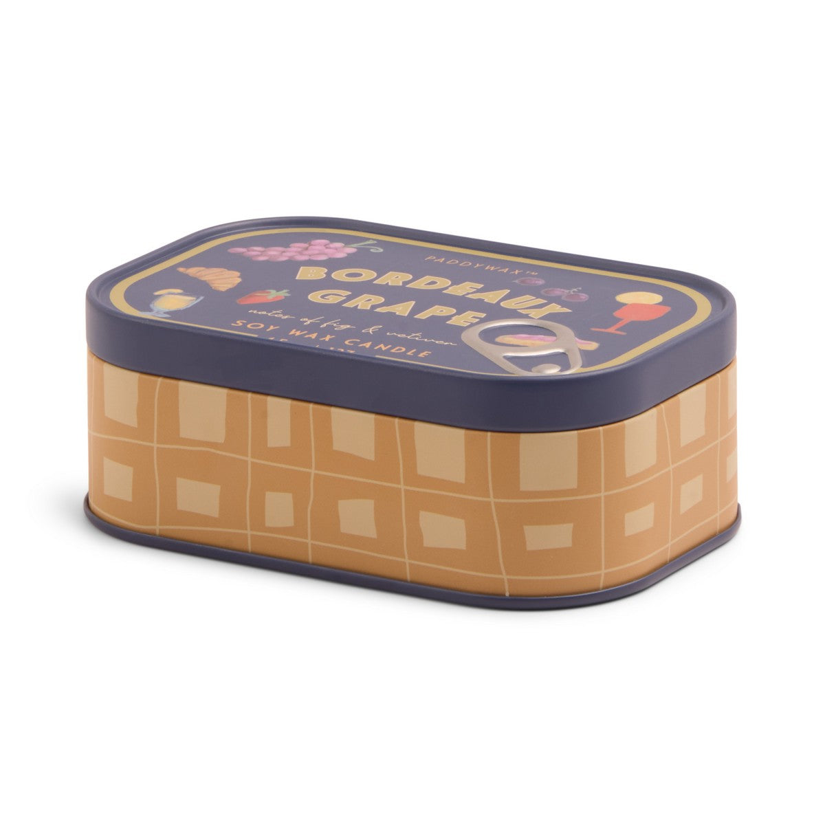 Bistro Grape Φυτικό Κερί 127gr σε μεταλλικό δοχείο-κονσέρβα
