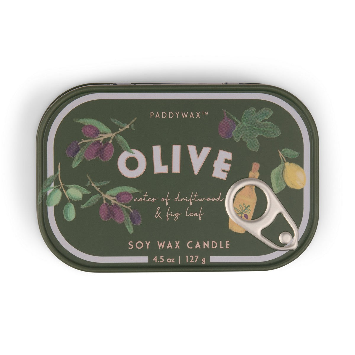 Bistro Fig & Olive Φυτικό Κερί 127gr σε μεταλλικό δοχείο-κονσέρβα
