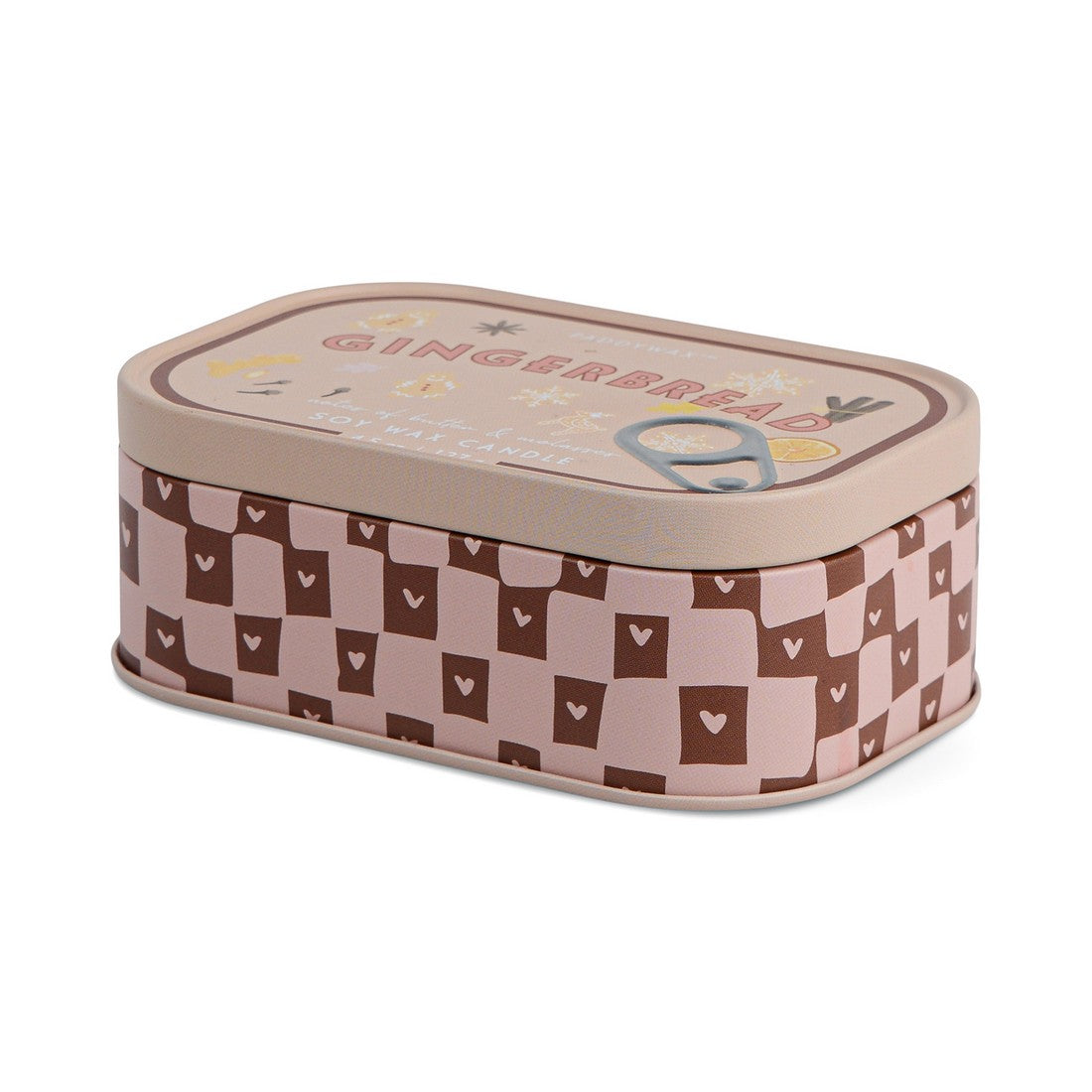 Bistro Gingerbread Φυτικό Κερί 127gr σε μεταλλικό δοχείο