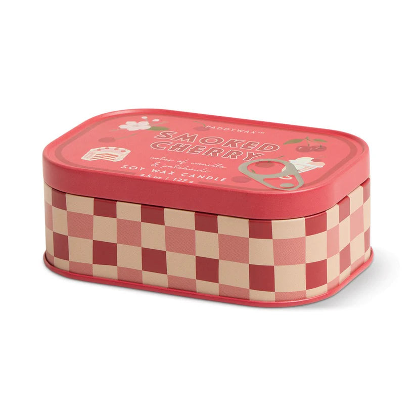 Bistro Smoked Cherry Φυτικό Κερί 127gr σε μεταλλικό δοχείο-κονσέρβα